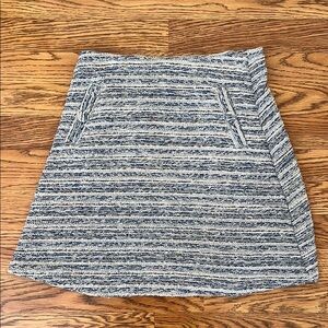 Stylish Blue and White Women's Skirt